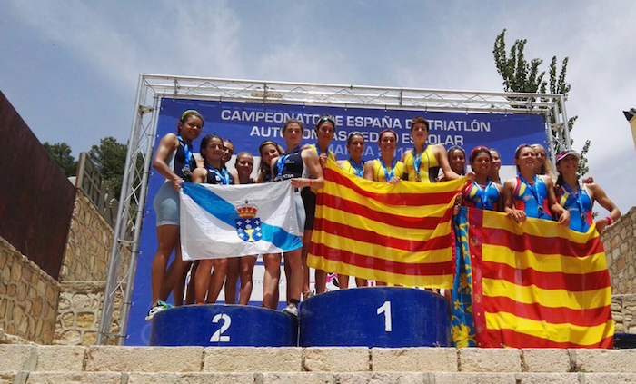 Cto de Espana Triatlon por autonomias femenino