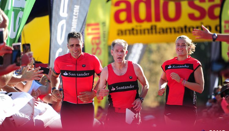 Mireia Belmonte, Indurain y Abel Antón, embajadores del Barcelona Triathlon by Santander.
