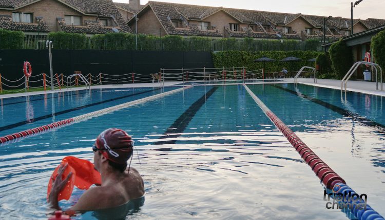 FOTOS: Una sesión de natación al atardecer