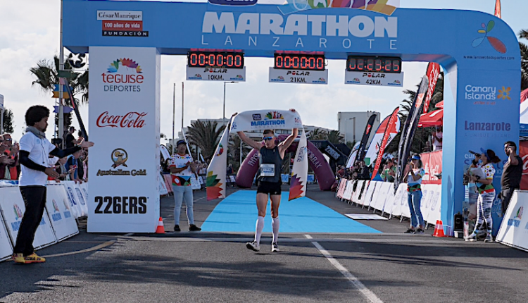 Diego Van Looy y Peru Alfaro doblete en el Lanzarote Marathon