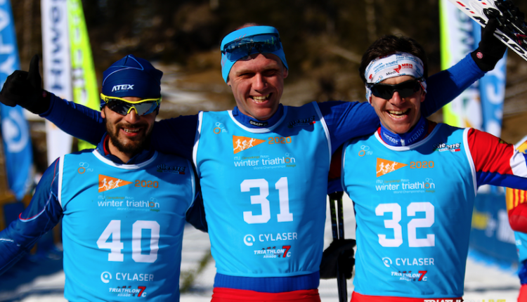 5 de 6 medallas para Rusia en los Mundiales de Triatlon de Invierno