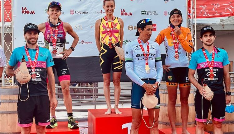 Eva Ledesma y Gustavo Rodríguez vencen el Triatlon la Rioja