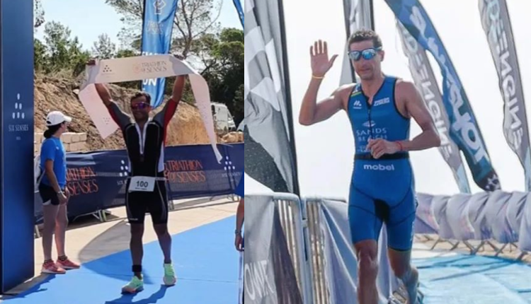 Los olímpicos Iván Raña y Omar Tayara doblete en el Six Senses Ibiza Triathlon
