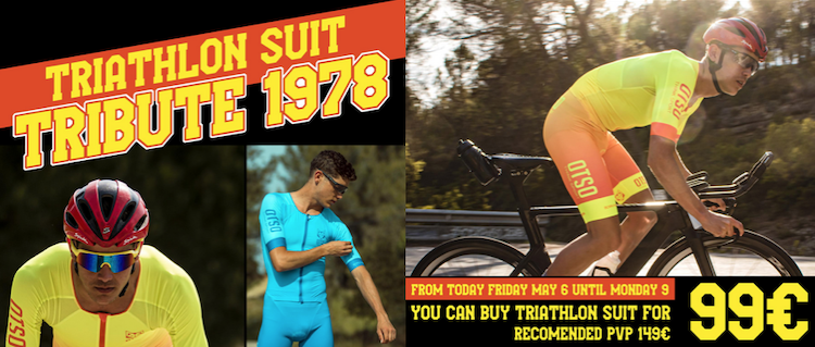 OTSO lanza su mono de triatlon Tribute 1978 a un super precio
