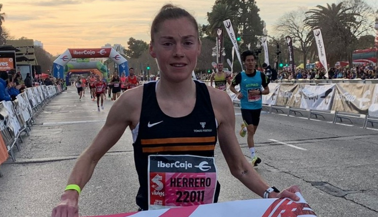 Paula Herrero  31:22, record de España en el 10K de Laredo